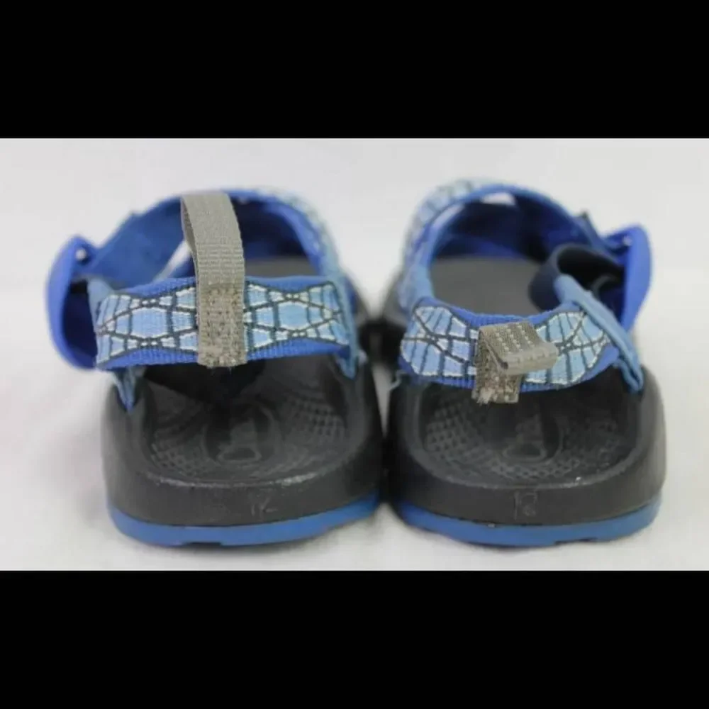 Chaco Kids Blue Patterned Sport Sandals
